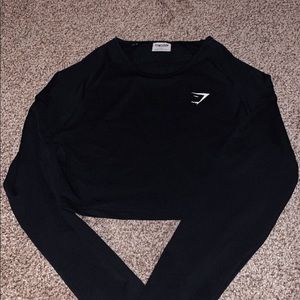 NWOT Gymshark training long sleeve crop top.